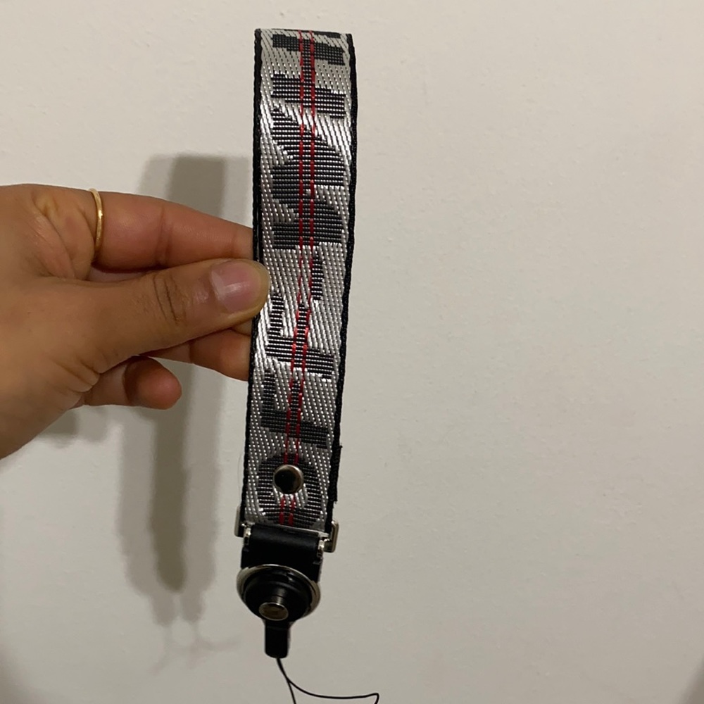 Off white mini lanyard
